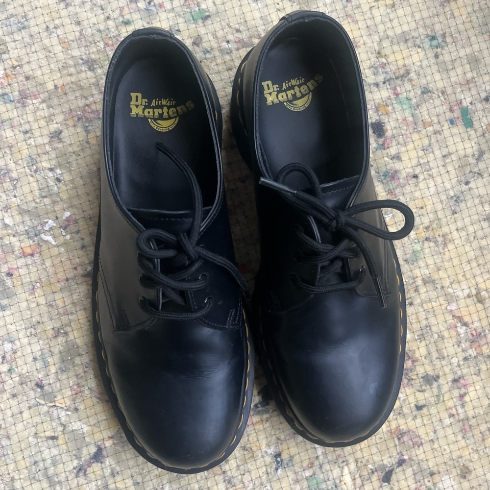 Dr. Martens Black Leather Oxfords